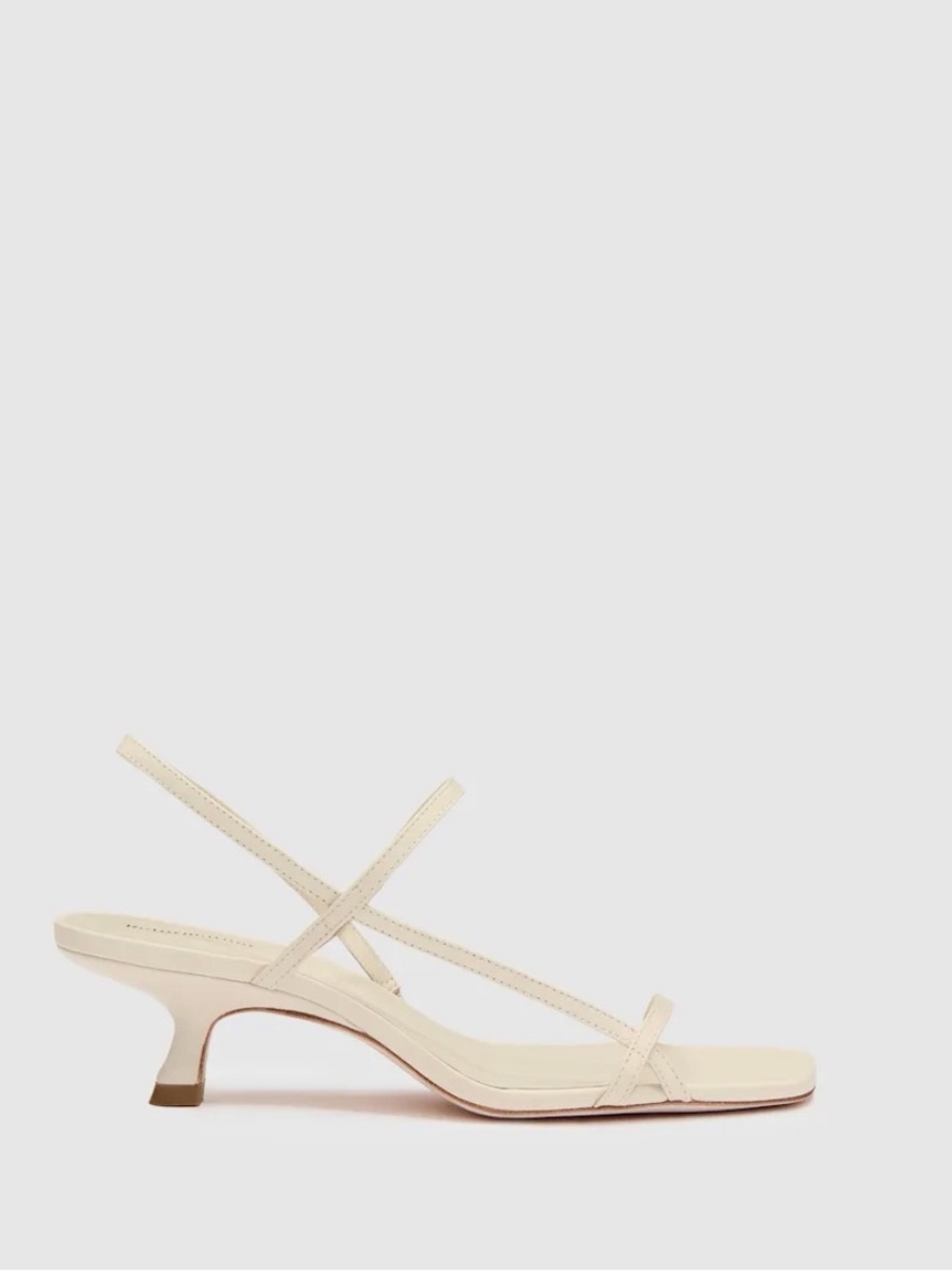 Reformation Serenity Bare Sandal - Almond - Size 10 NEW NEVER WORN
